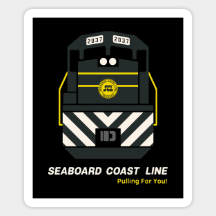 Seaboard Coast Line Railroad Train Engine Magnet